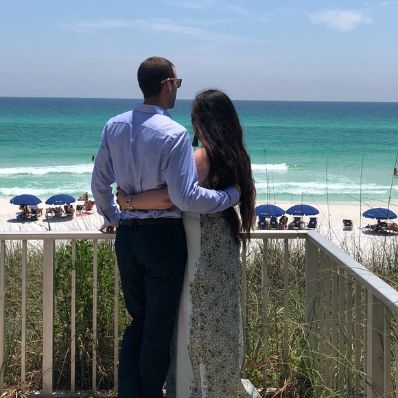 MIAMI patterned maxi dress. - Picture 4 of 4